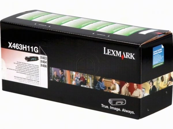 Original Lexmark X463H11G Toner Black Return