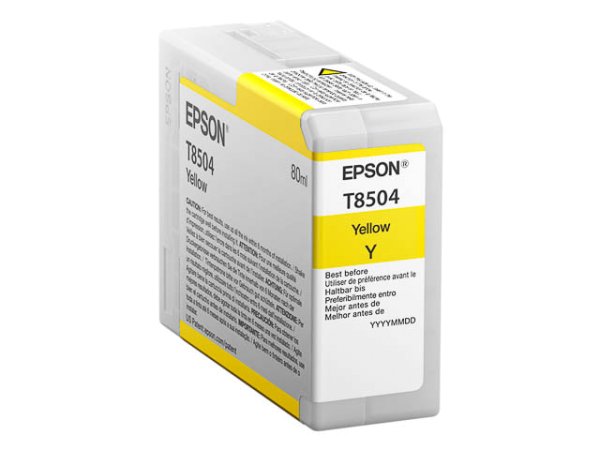 Original Epson C13T850400 / T8504 Tinte Yellow