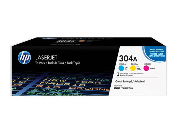 Original HP CF372AM Toner Colorpack C/M/Y