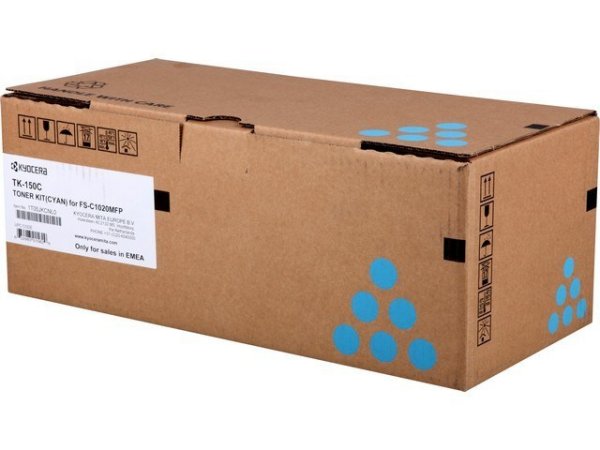 Original Kyocera 1T05JKCNL0 / TK-150C Toner Cyan