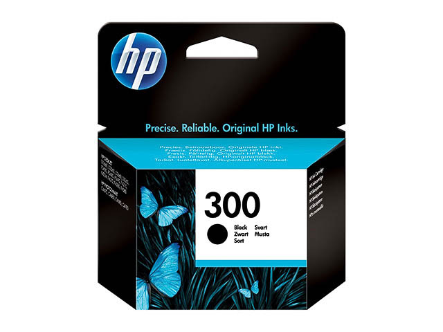 Original HP Tintenpatrone Nr 300 CC640EE – Schwarz, 4 Ml, Für Bis Zu 200 Seiten