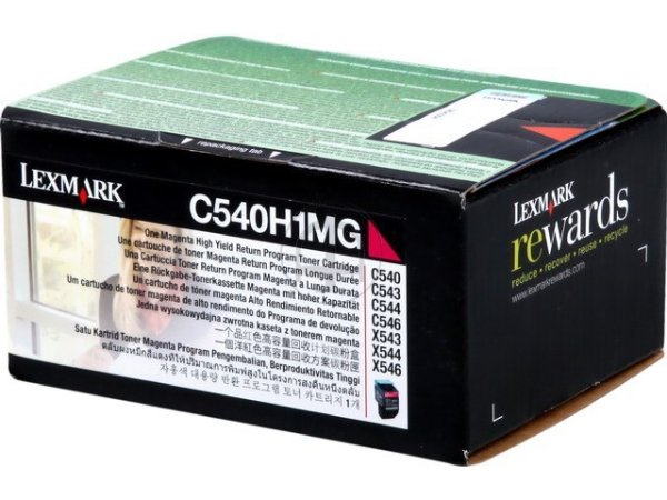 Original Lexmark C540H1MG Toner Magenta Return