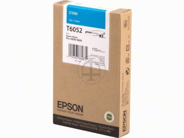 Original Epson C13T605200 / T6052 Tinte Cyan
