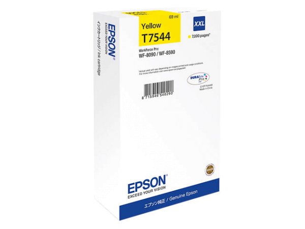 Original Epson C13T754440 / T7544 Tinte Yellow