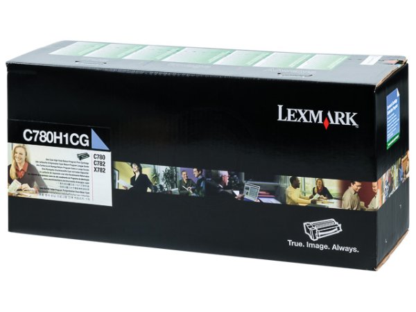 Original Lexmark C780H1CG Toner Cyan Return