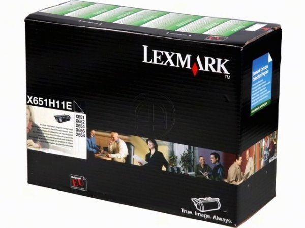 Original Lexmark X651H11E Toner Black Return