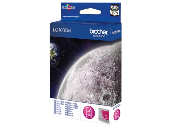 Original Brother LC1000M Tinte Magenta