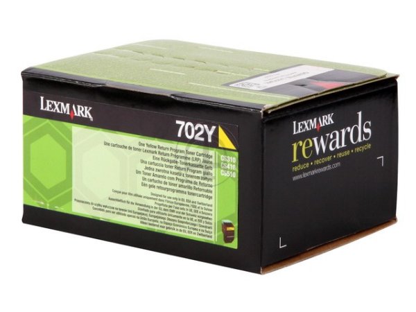 Original Lexmark 70C20Y0 Toner Yellow Return