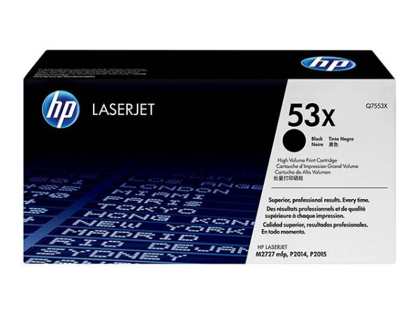 Original HP Q7553X / 53X Toner Black