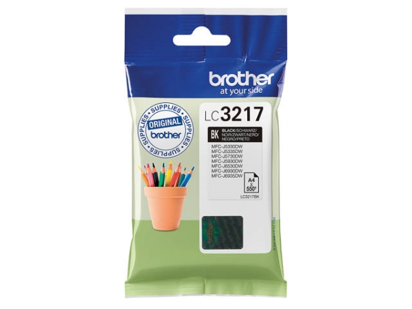 Original Brother LC3217BK Tinte Black