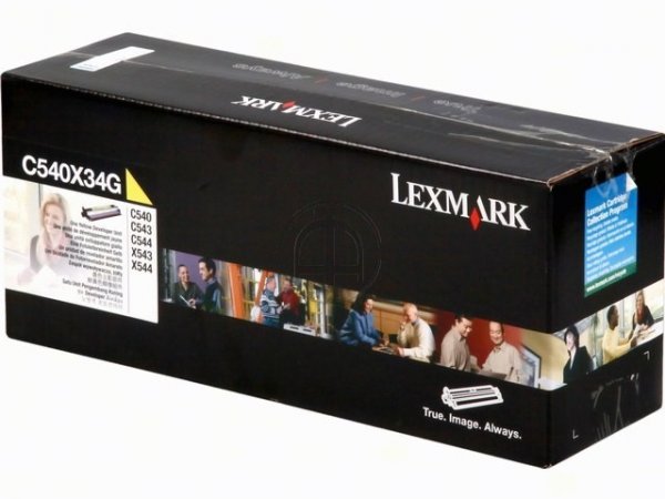 Original Lexmark C540X34G Entwicklereinheit Yellow