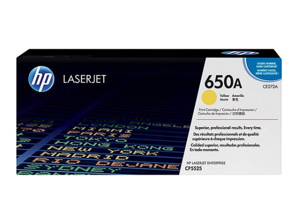 Original HP CE272A / 650A Toner Yellow