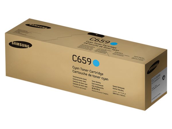 Original Samsung CLT-C659S Toner Cyan