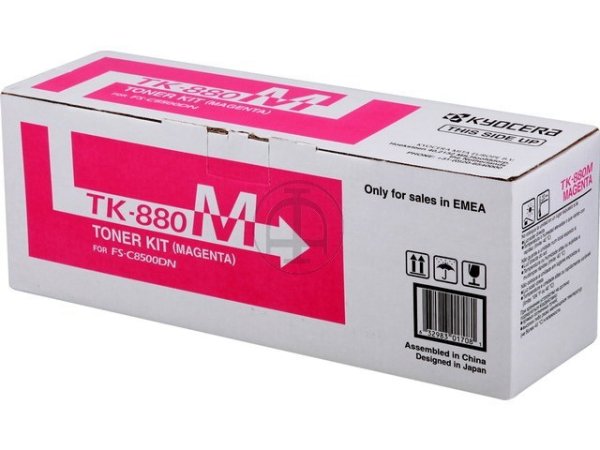 Original Kyocera 1T02KABNL0 / TK-880M Toner Magenta