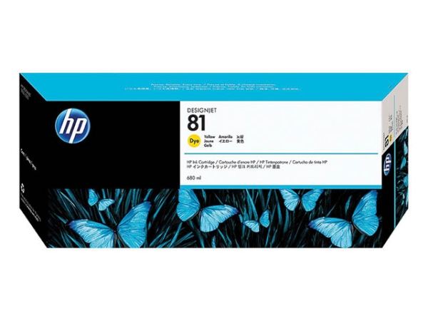 Original HP C4933A / Nr. 81 Tinte Yellow