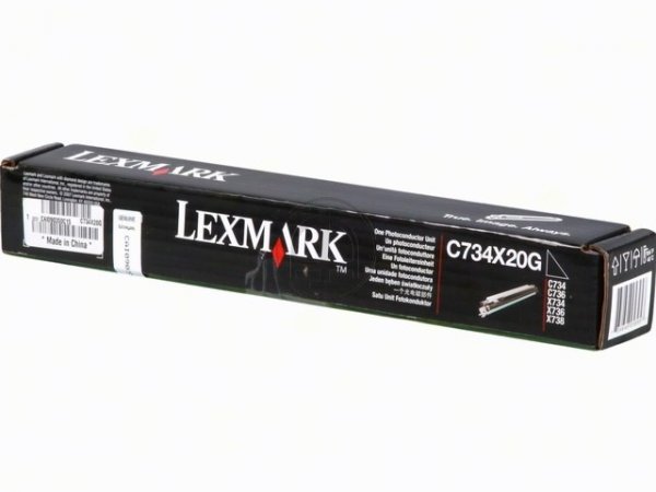 Original Lexmark C734X20G Bildtrommel Black