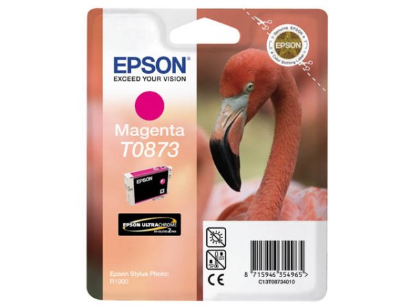 Original Epson C13T08734010 / T0873 Tinte Magenta