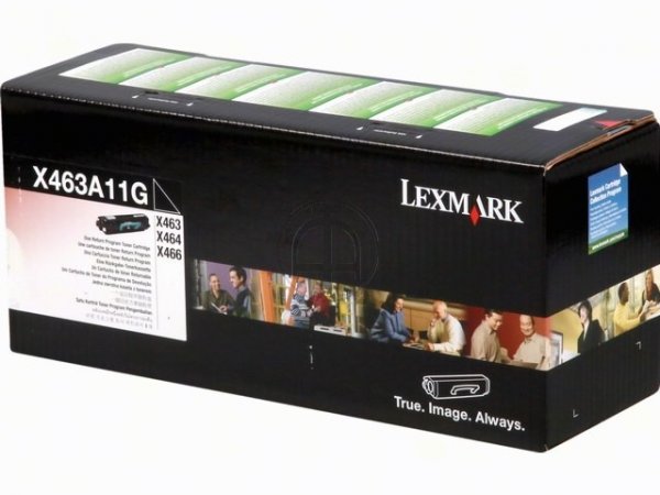 Original Lexmark X463A11G Toner Black Return