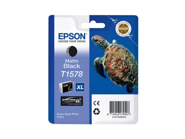 Original Epson C13T15784010 / T1578 Tinte Black (Matt)