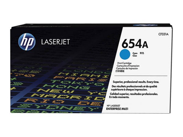 Original HP CF331A / 654A Toner Cyan
