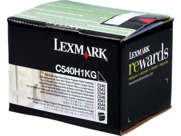 Original Lexmark C540H1KG Toner Black Return