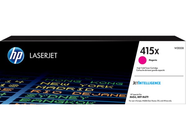 Original HP W2033X / 415X Toner Magenta