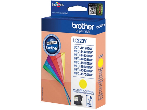 Original Brother LC223Y Tinte Yellow