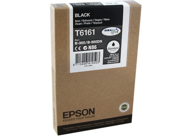 Original Epson C13T616100 / T6161 Tinte Black