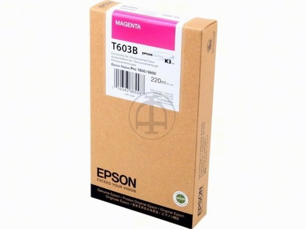 Original Epson C13T603B00 / T603 Tinte Magenta
