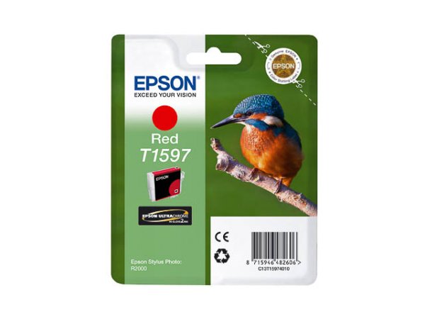 Original Epson C13T15974010 / T1597 Tinte Red