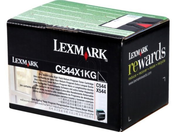 Original Lexmark C544X1KG Toner Black Return