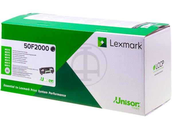 Original Lexmark 50F2000 Toner Black Return