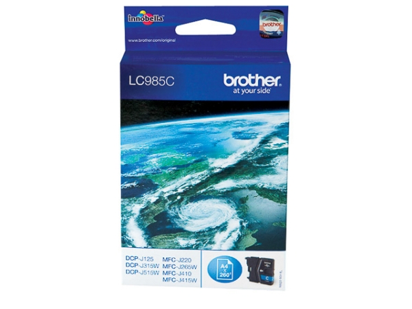Original Brother LC985C Tinte Cyan