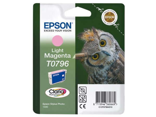 Original Epson C13T07964010 / T0796 Tinte Magenta (Light)
