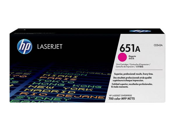 Original HP CE343A / 651A Toner Magenta