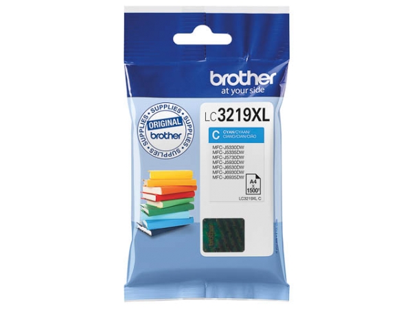 Original Brother LC3219XLC Tinte Cyan