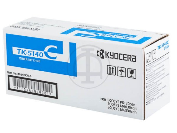 Original Kyocera 1T02NRCNL0 / TK-5140C Toner Cyan