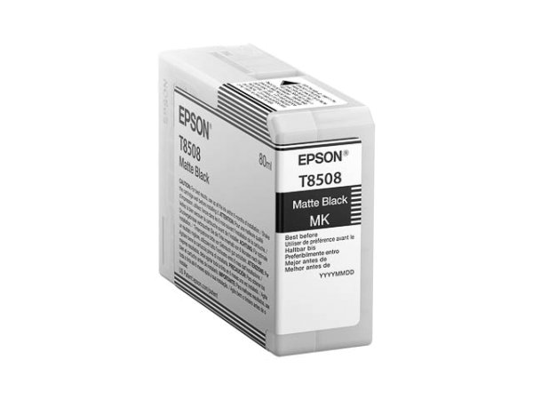 Original Epson C13T850800 Tinte Black (Matt)