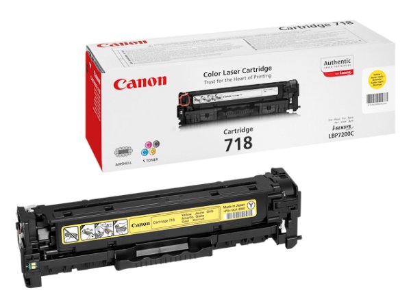 Original Canon 2659B002 / 718Y Toner Yellow