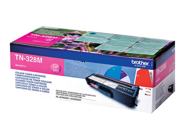 Original Brother TN-328M Toner Magenta