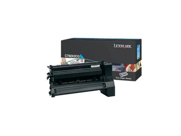 Original Lexmark C782X2CG Toner Cyan