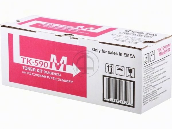 Original Kyocera 1T02KVBNL0 / TK-590M Toner Magenta