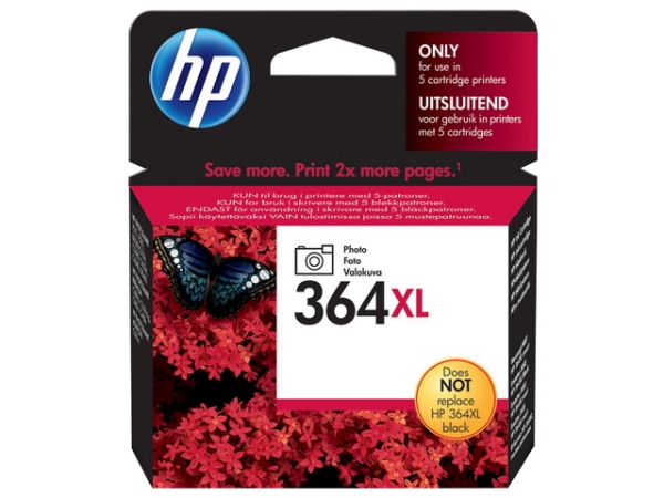 Original HP CB322EE / Nr. 364XL Tinte Black (Light)