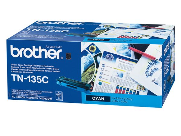 Original Brother TN-135C Toner Cyan