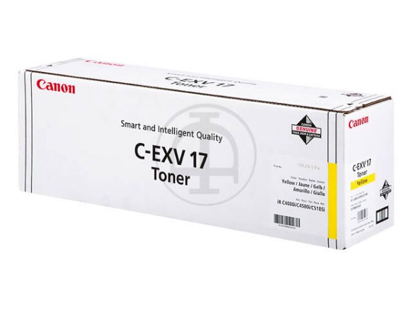 Original Canon 0259B002 / CEXV17 Toner Yellow