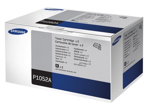 Original Samsung MLT-P1052A Toner Black Doppelpack