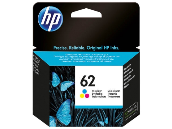 Original HP C2P06AE / Nr. 62 Tinte Colorpack C/M/Y