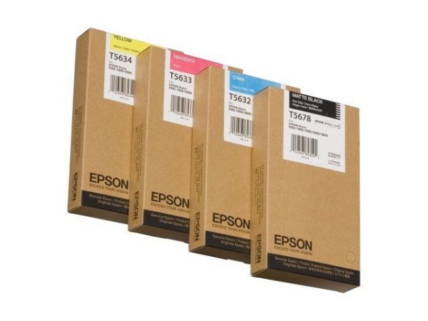 Original Epson C13T612800 / T6128 Tinte Black (Matt)