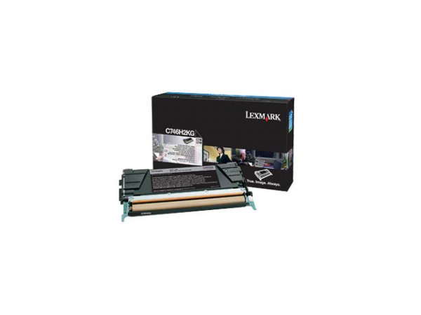 Original Lexmark C746H2KG Toner Black