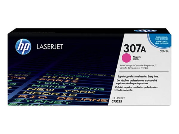 Original HP CE743A / 307A Toner Magenta